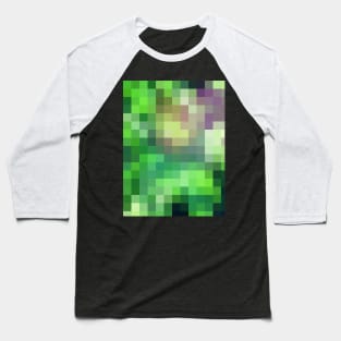 Mosaic of Summer Green Leafs Baseball T-Shirt